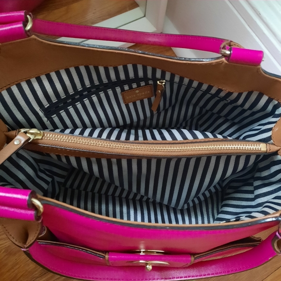 Kate Spade Pink Leather Handbag - Picture 8 of 9